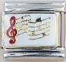 Italian Charms - Fits Nomination - Enamel - MUSICAL NOTES